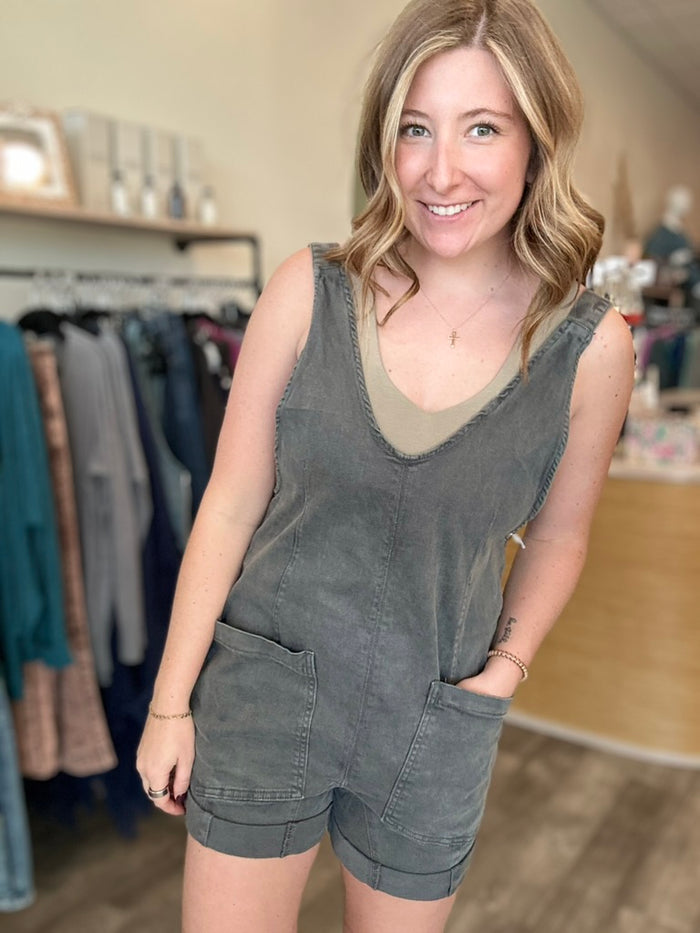 Megan Romper-Zenana-R3vel Threads, Women's Fashion Boutique, Located in Hudsonville, Michigan