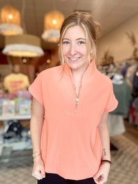 Hallie Top-Zenana-R3vel Threads, Women's Fashion Boutique, Located in Hudsonville, Michigan