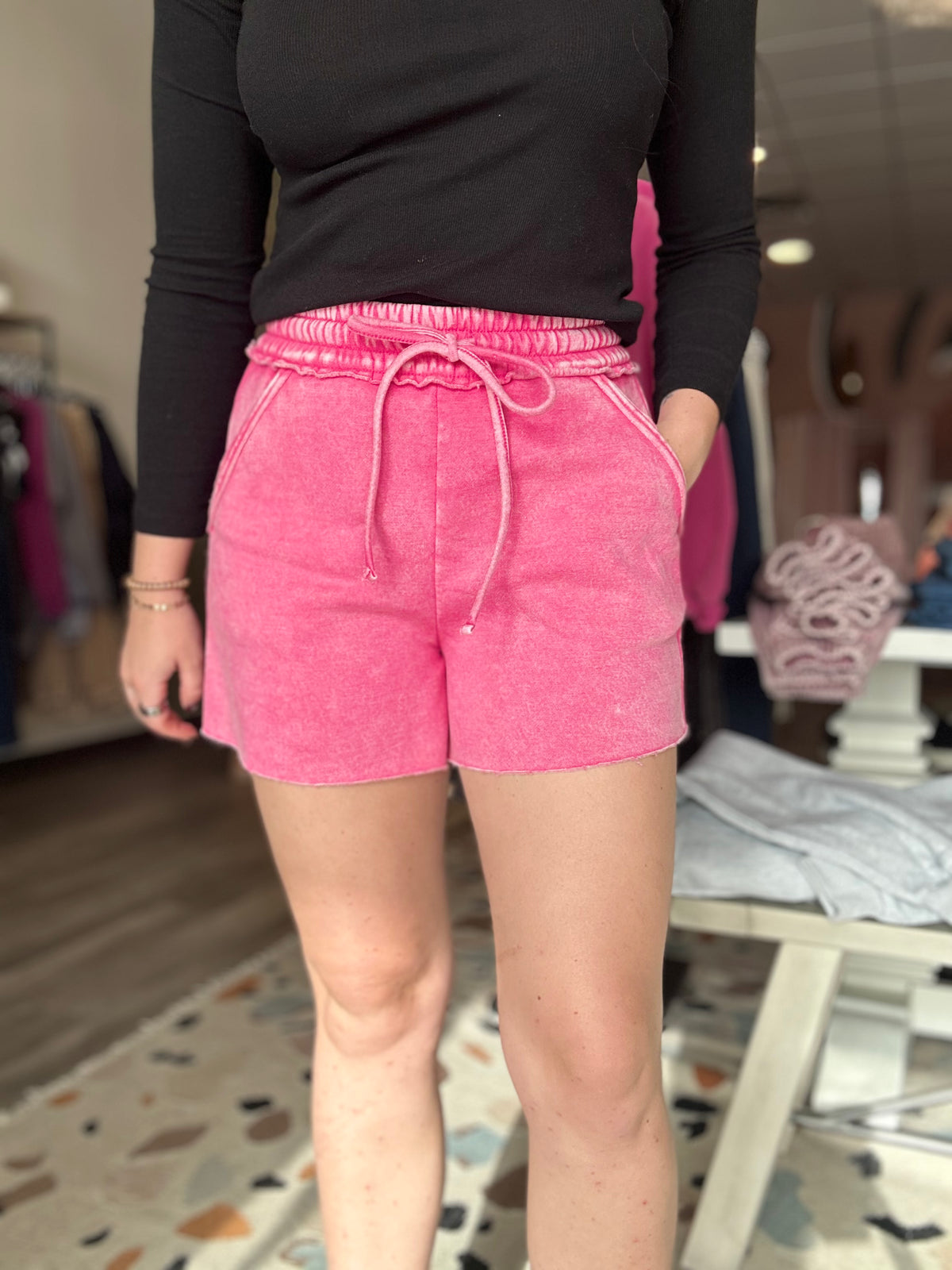 Sienna Shorts-Zenana-R3vel Threads, Women's Fashion Boutique, Located in Hudsonville, Michigan