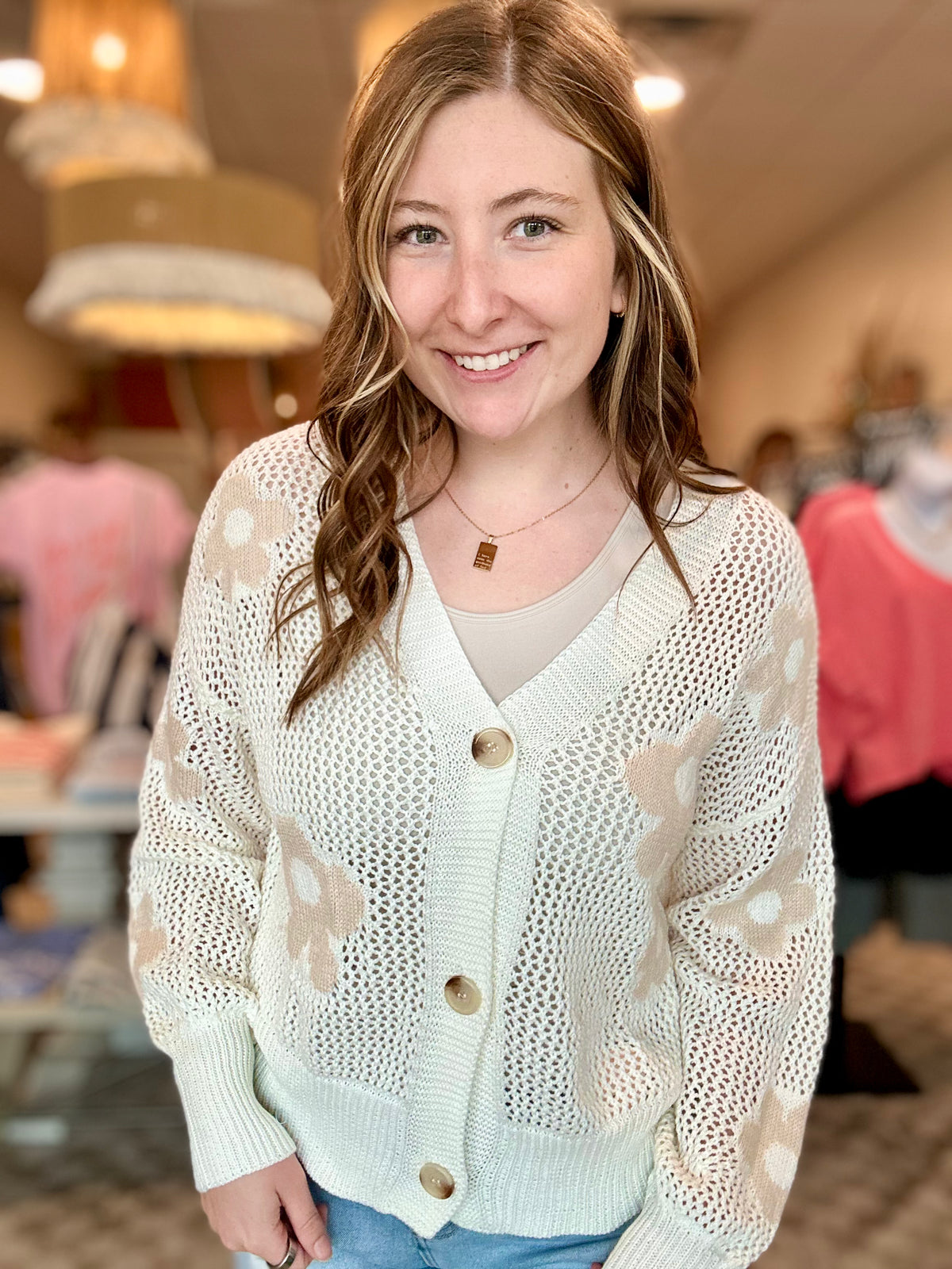 Linda Flower Cardi-Adora-R3vel Threads, Women's Fashion Boutique, Located in Hudsonville, Michigan