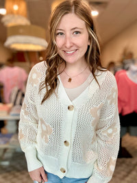 Linda Flower Cardi-Adora-R3vel Threads, Women's Fashion Boutique, Located in Hudsonville, Michigan