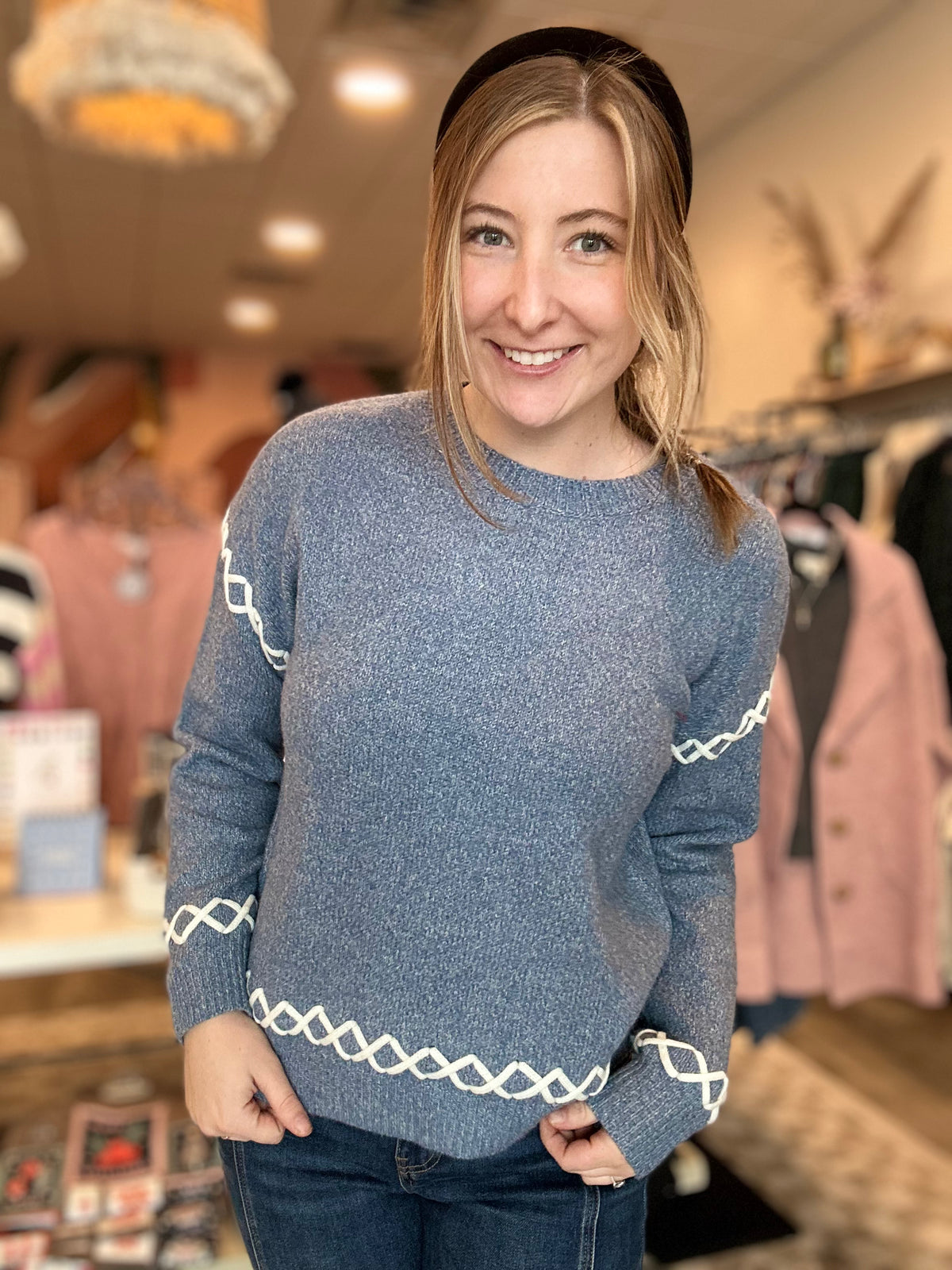 Jessa Sweater-Adora-R3vel Threads, Women's Fashion Boutique, Located in Hudsonville, Michigan