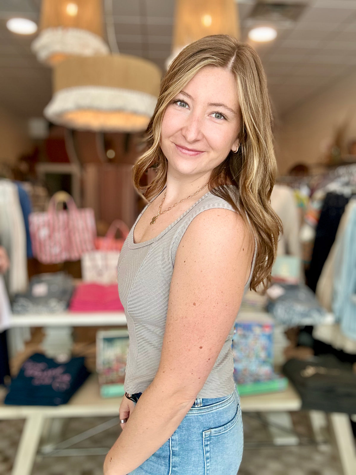 Amy Tank-Aemi + Co-R3vel Threads, Women's Fashion Boutique, Located in Hudsonville, Michigan