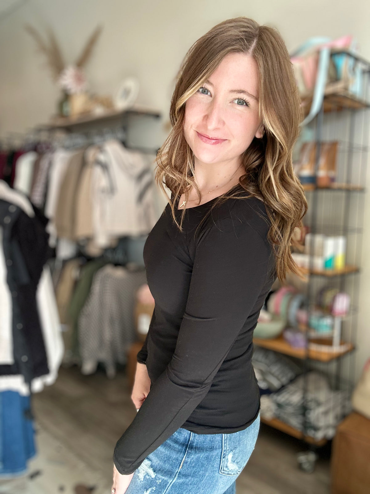 Rosie Long Sleeve-Zenana-R3vel Threads, Women's Fashion Boutique, Located in Hudsonville, Michigan