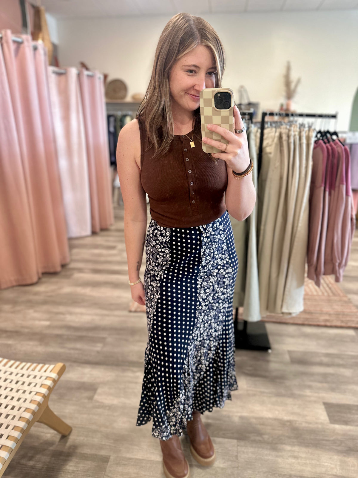 Ally Skirt-Aemi + Co-R3vel Threads, Women's Fashion Boutique, Located in Hudsonville, Michigan