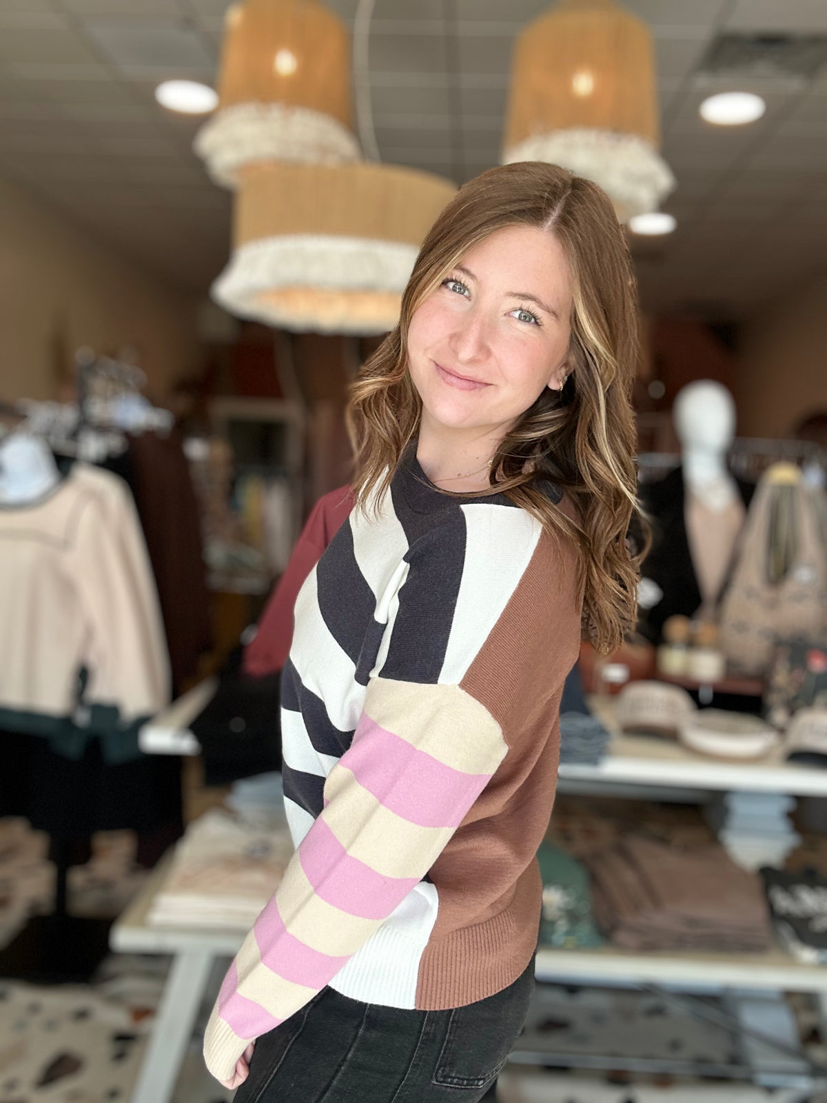 Henlee Sweater-Hem & Thread-R3vel Threads, Women's Fashion Boutique, Located in Hudsonville, Michigan