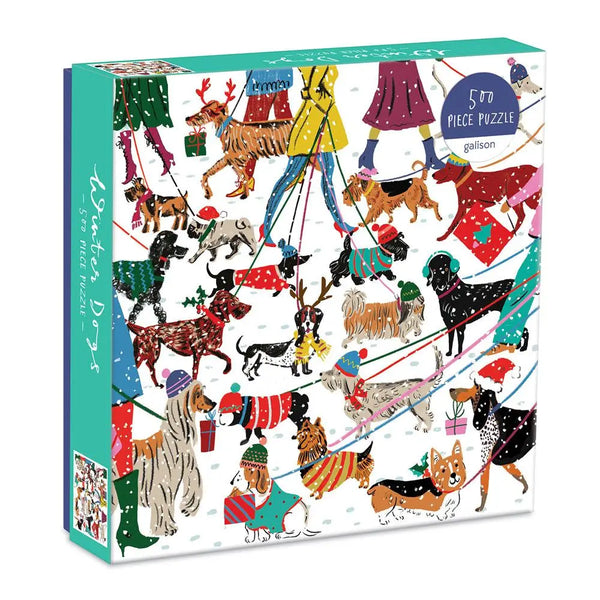 Wintry Dogs Puzzle-r3velthreads-R3vel Threads, Women's Fashion Boutique, Located in Hudsonville, Michigan