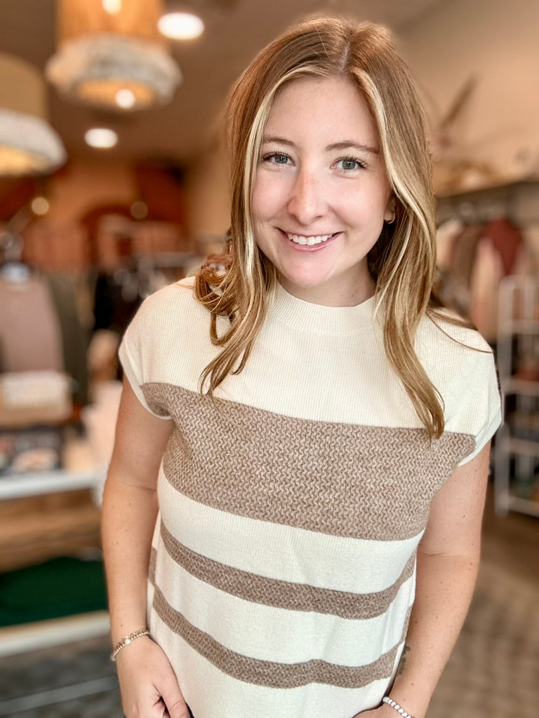 Courtney Sweater Vest-Doe & Rae-R3vel Threads, Women's Fashion Boutique, Located in Hudsonville, Michigan