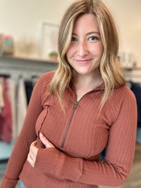 Willow Half Zip-Doe & Rae-R3vel Threads, Women's Fashion Boutique, Located in Hudsonville, Michigan
