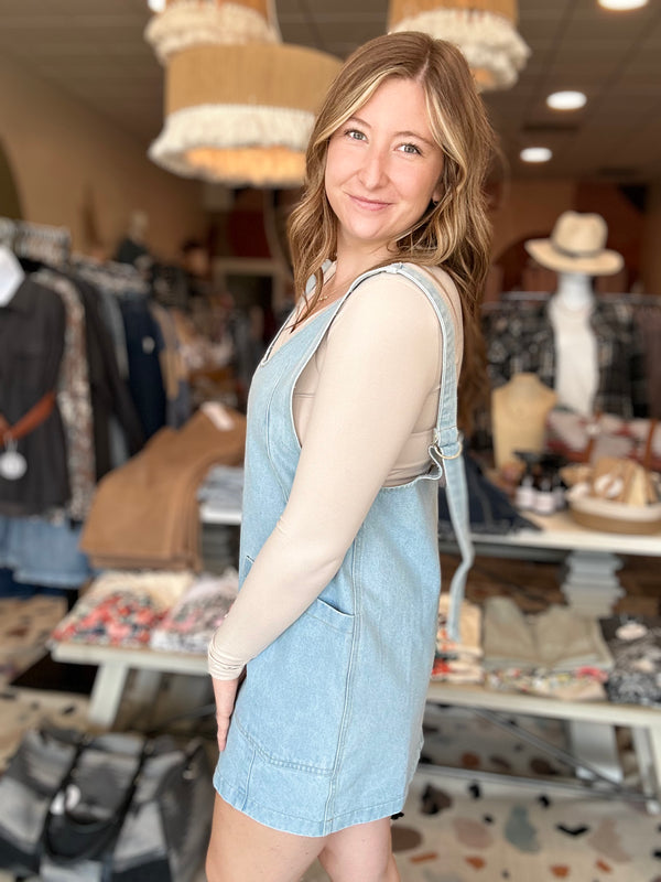 Lexie Denim Dress-Sewn + Seen-R3vel Threads, Women's Fashion Boutique, Located in Hudsonville, Michigan