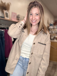 Laina Jacket-GeeGee-R3vel Threads, Women's Fashion Boutique, Located in Hudsonville, Michigan