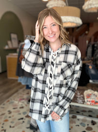 Tilly Lace Up Plaid-Bibi-R3vel Threads, Women's Fashion Boutique, Located in Hudsonville, Michigan