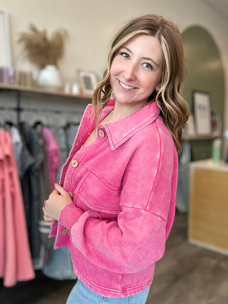 Tucker Jacket-Zenana-R3vel Threads, Women's Fashion Boutique, Located in Hudsonville, Michigan