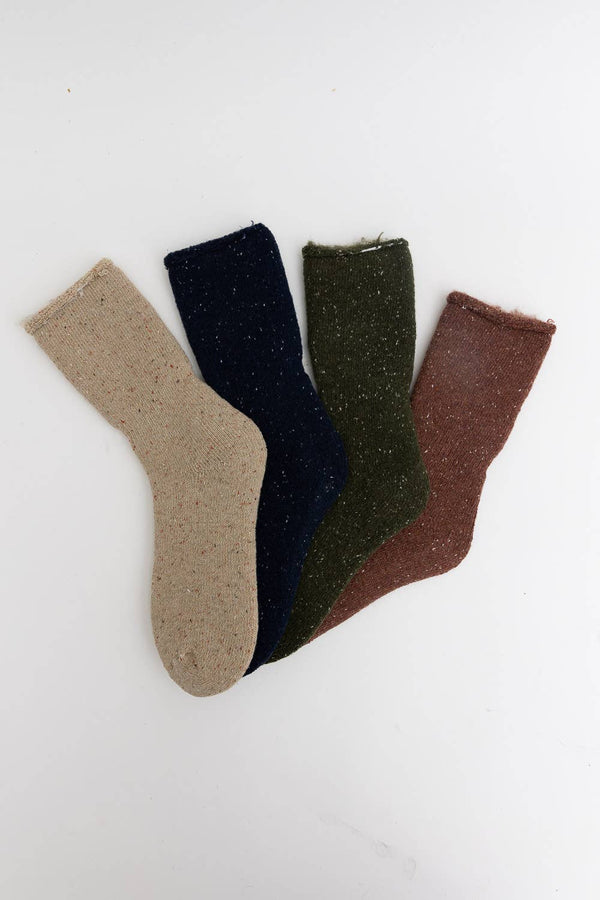 Thick Knit Crew Socks for Ultimate Fall & Winter Warmth 🧦-Leto Accessories-R3vel Threads, Women's Fashion Boutique, Located in Hudsonville, Michigan