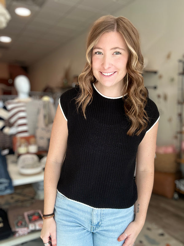 Sloane Sweater-Blu Pepper-R3vel Threads, Women's Fashion Boutique, Located in Hudsonville, Michigan