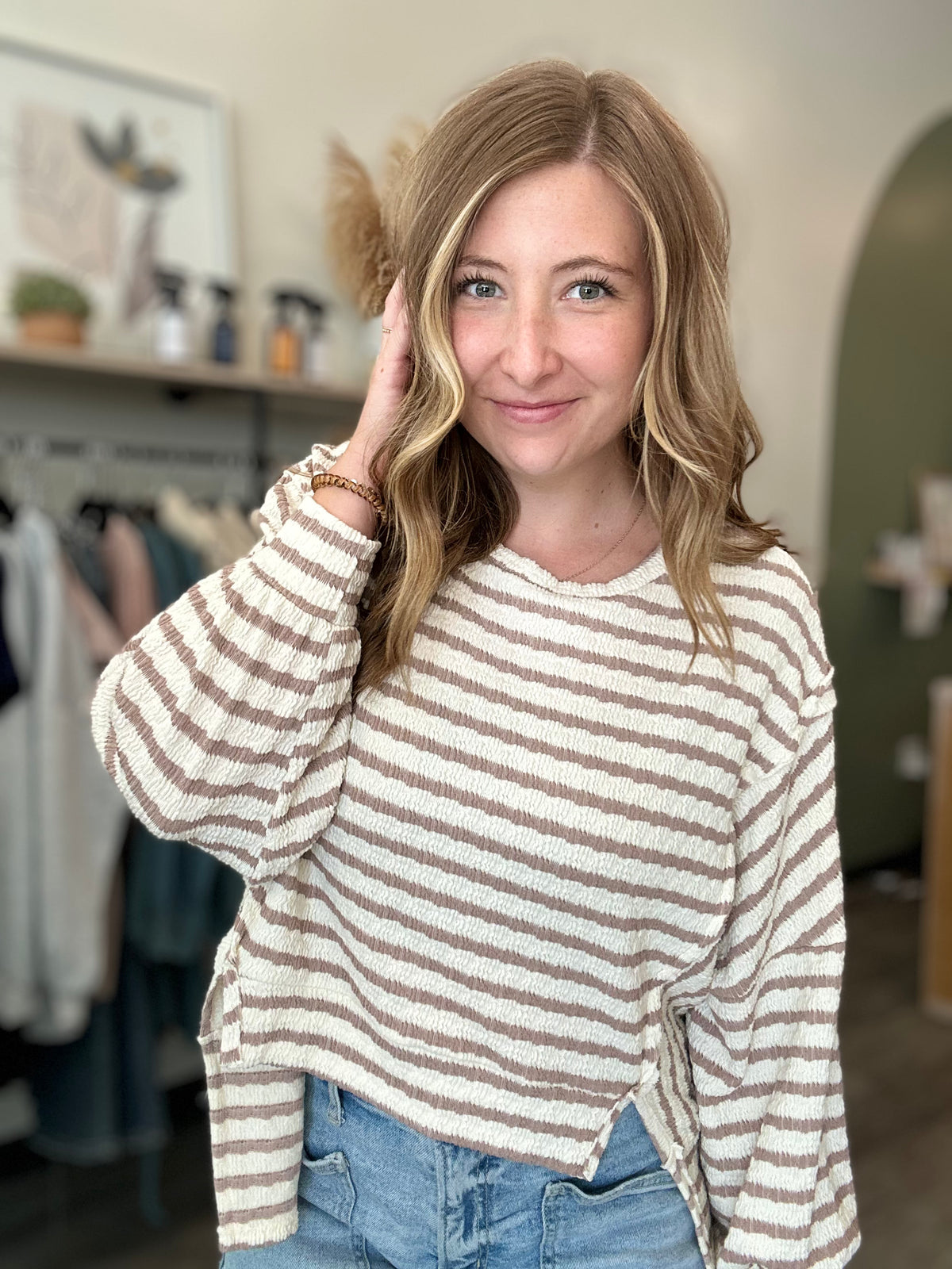 Taylor Pullover-Kori-R3vel Threads, Women's Fashion Boutique, Located in Hudsonville, Michigan
