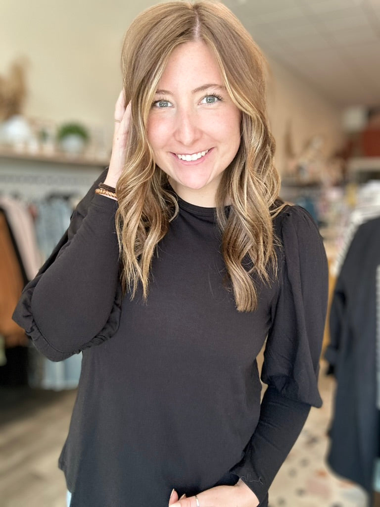 Gracie Top-Doe & Rae-R3vel Threads, Women's Fashion Boutique, Located in Hudsonville, Michigan