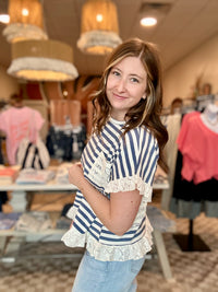 Julie Top-mello-R3vel Threads, Women's Fashion Boutique, Located in Hudsonville, Michigan