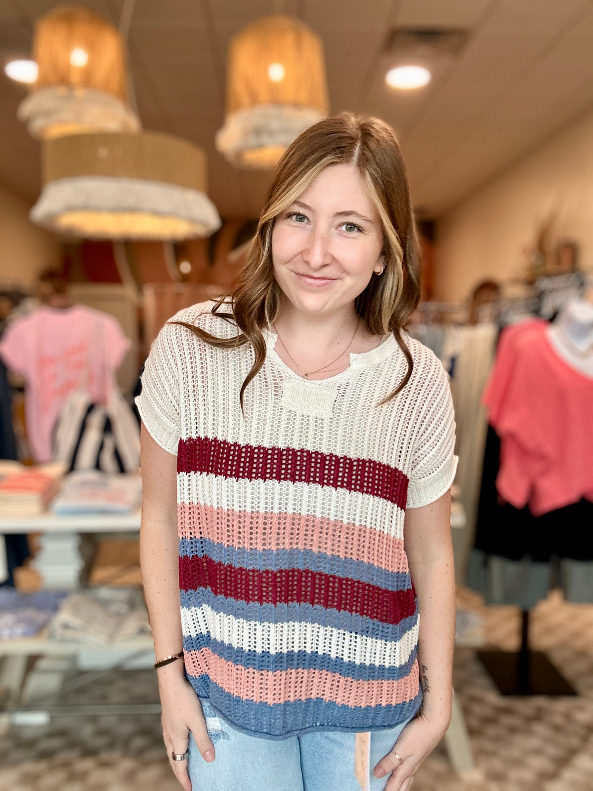 Joyce Top-mello-R3vel Threads, Women's Fashion Boutique, Located in Hudsonville, Michigan