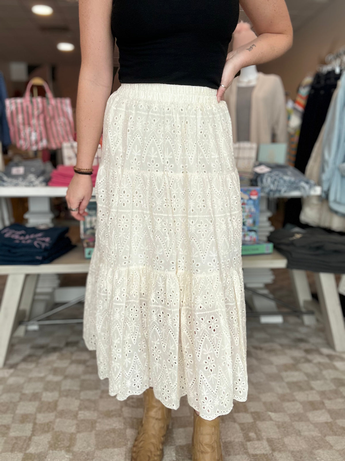 Braxlee Skirt-Adora-R3vel Threads, Women's Fashion Boutique, Located in Hudsonville, Michigan