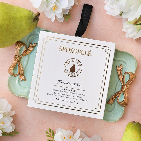 Freesia Pear Boxed Flower | Spring Gifts-Spongellé-R3vel Threads, Women's Fashion Boutique, Located in Hudsonville, Michigan