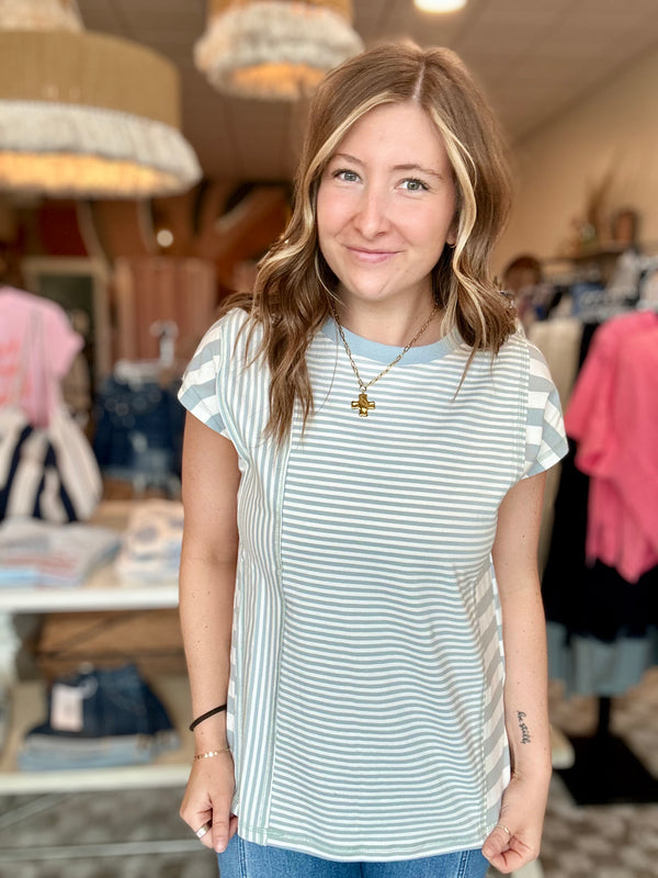 Lisa Top-Doe & Rae-R3vel Threads, Women's Fashion Boutique, Located in Hudsonville, Michigan