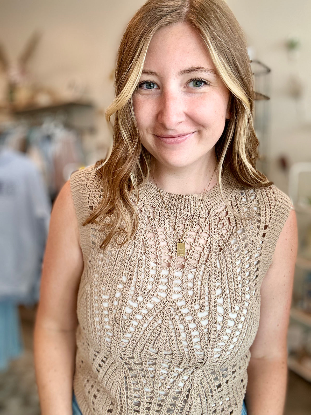 Abigail Crochet Top