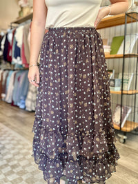 Maisey Skirt-Blu Pepper-R3vel Threads, Women's Fashion Boutique, Located in Hudsonville, Michigan