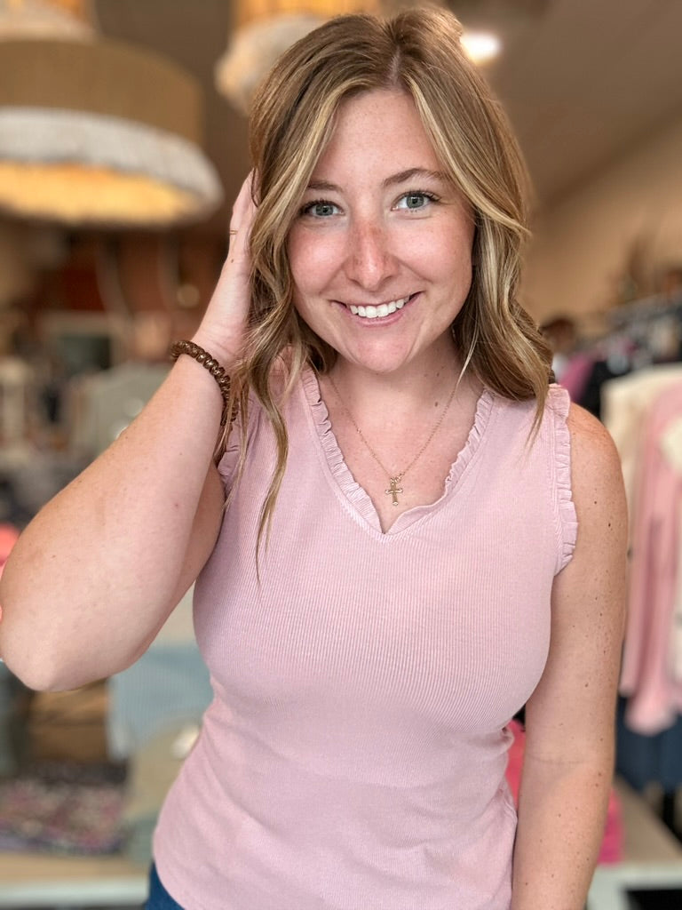 Lynn Tank-Doe & Rae-R3vel Threads, Women's Fashion Boutique, Located in Hudsonville, Michigan