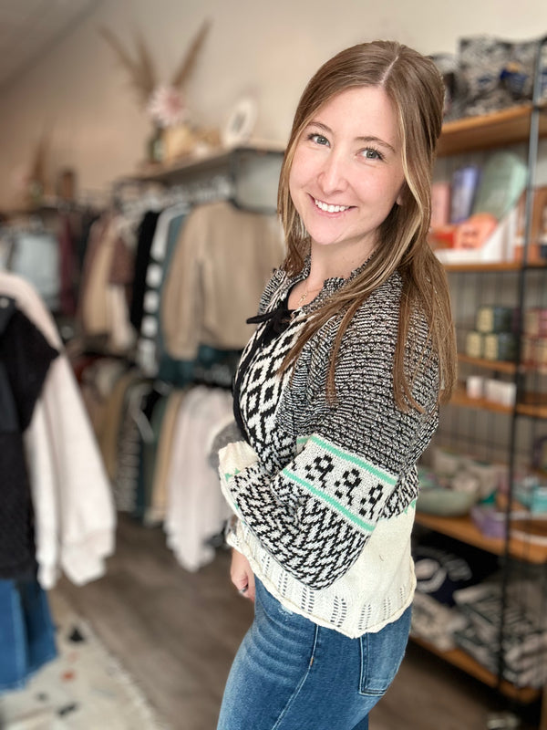 Lacy Sweater-&Merci-R3vel Threads, Women's Fashion Boutique, Located in Hudsonville, Michigan