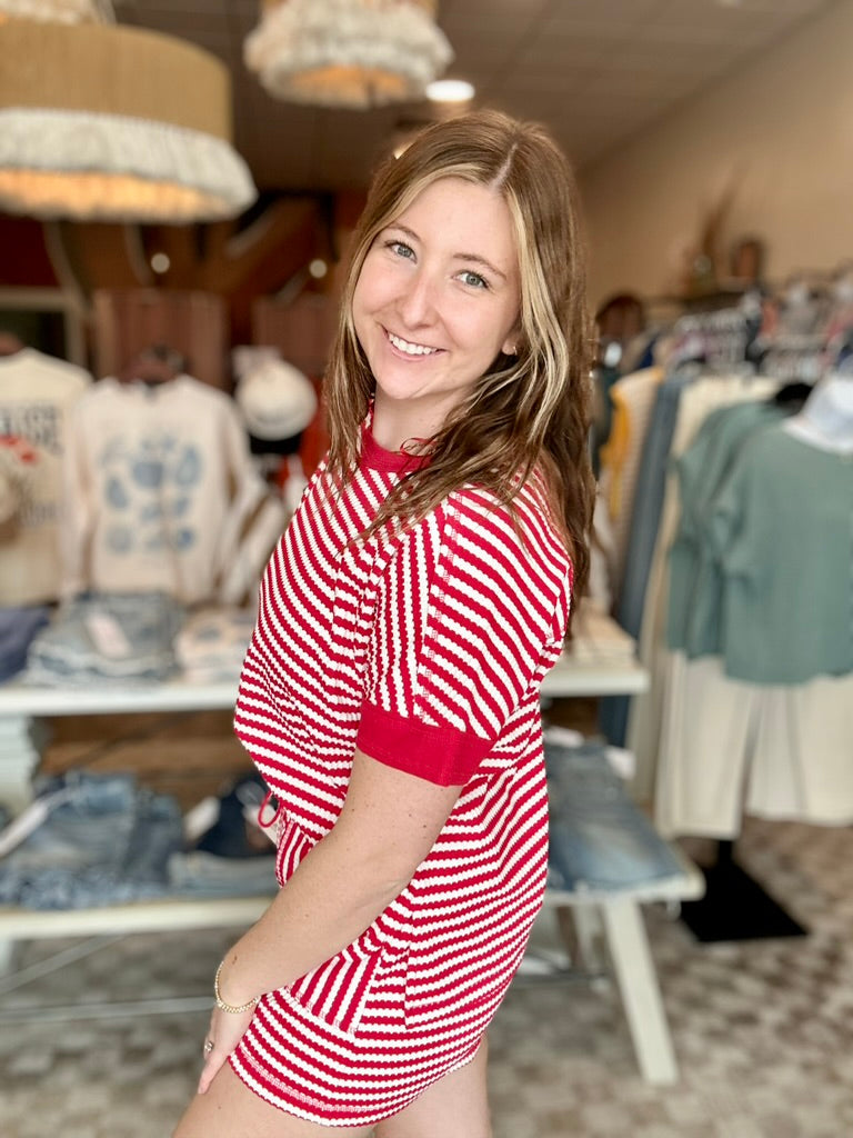 Taya Set-Red-New in-R3vel Threads, Women's Fashion Boutique, Located in Hudsonville, Michigan