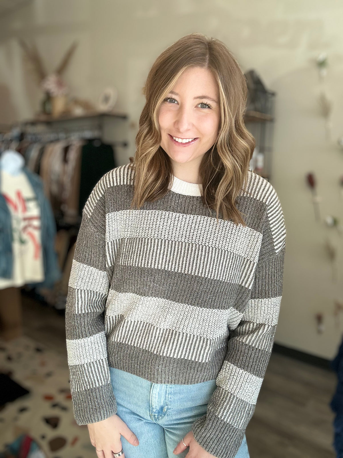 Kat Sweater-Hem & Thread-R3vel Threads, Women's Fashion Boutique, Located in Hudsonville, Michigan