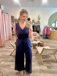 Karson Jumpsuit-Doe & Rae-R3vel Threads, Women's Fashion Boutique, Located in Hudsonville, Michigan