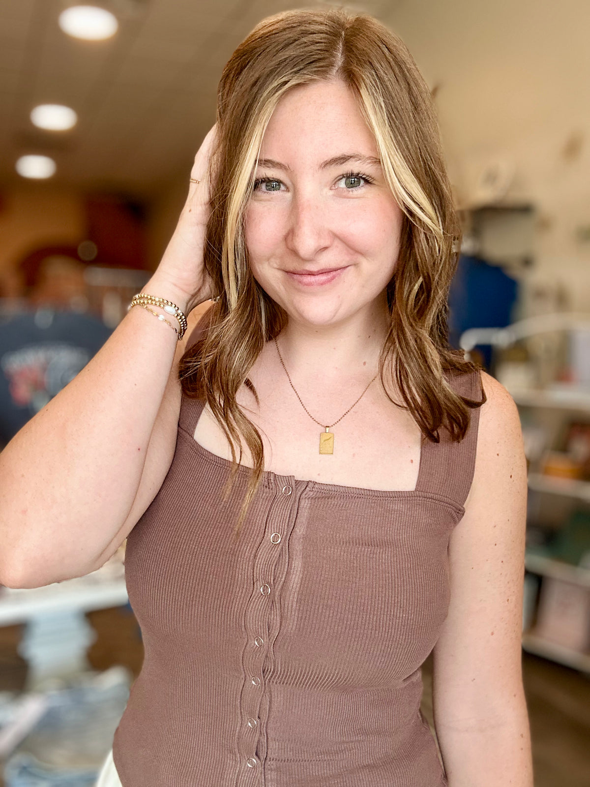 Fiona Tank-Bluivy-R3vel Threads, Women's Fashion Boutique, Located in Hudsonville, Michigan