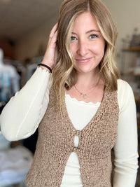 Stella Vest-Blu Pepper-R3vel Threads, Women's Fashion Boutique, Located in Hudsonville, Michigan