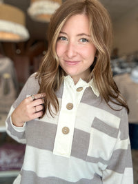 Makenna Top-Blu Pepper-R3vel Threads, Women's Fashion Boutique, Located in Hudsonville, Michigan