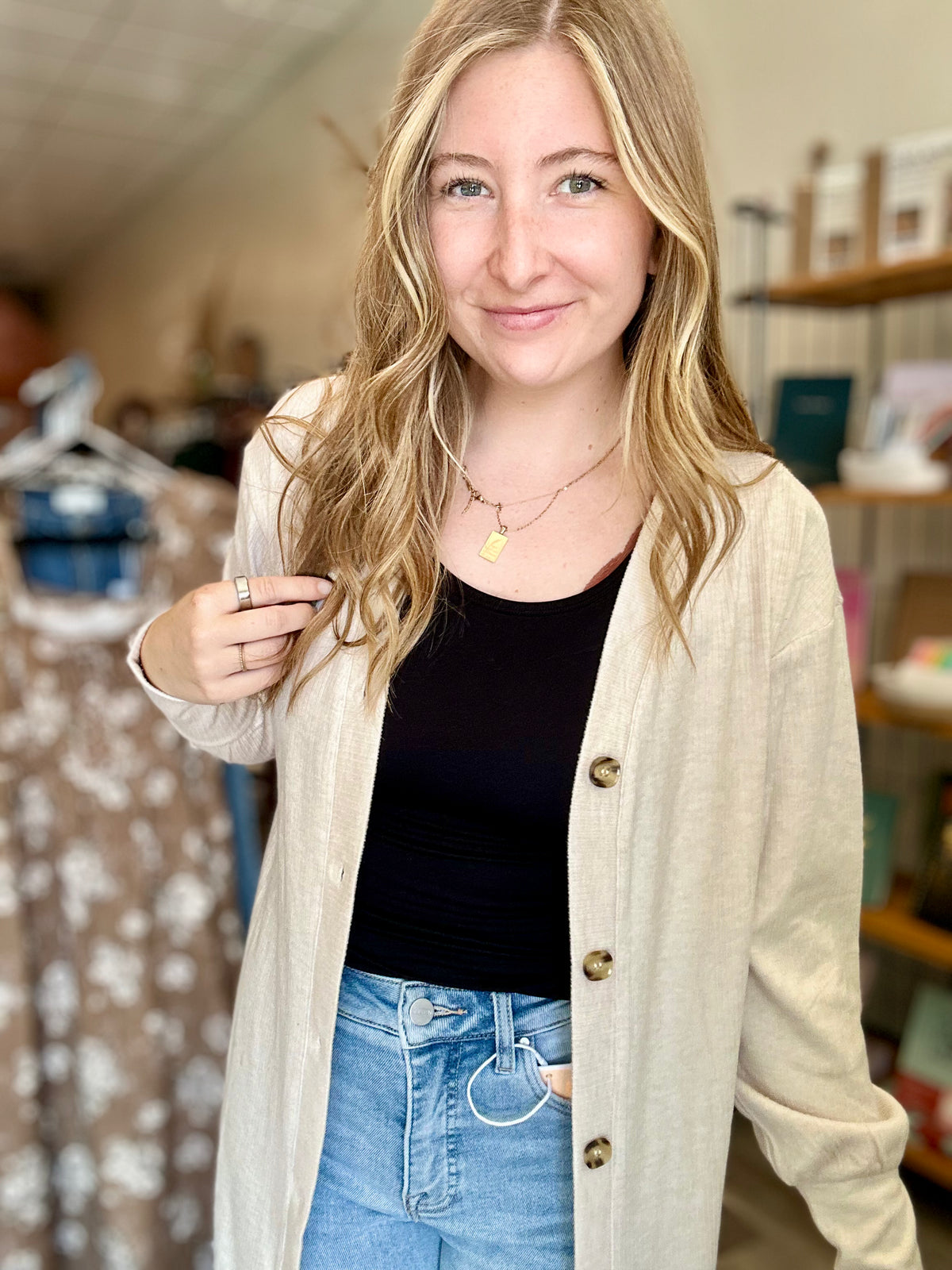 Adaline Duster-Doe & Rae-R3vel Threads, Women's Fashion Boutique, Located in Hudsonville, Michigan