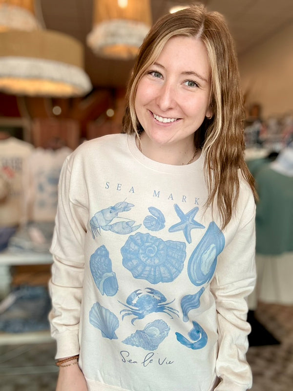 Sea Le Vie Sweatshirt-Whitney | Chaudoin Creations-R3vel Threads, Women's Fashion Boutique, Located in Hudsonville, Michigan
