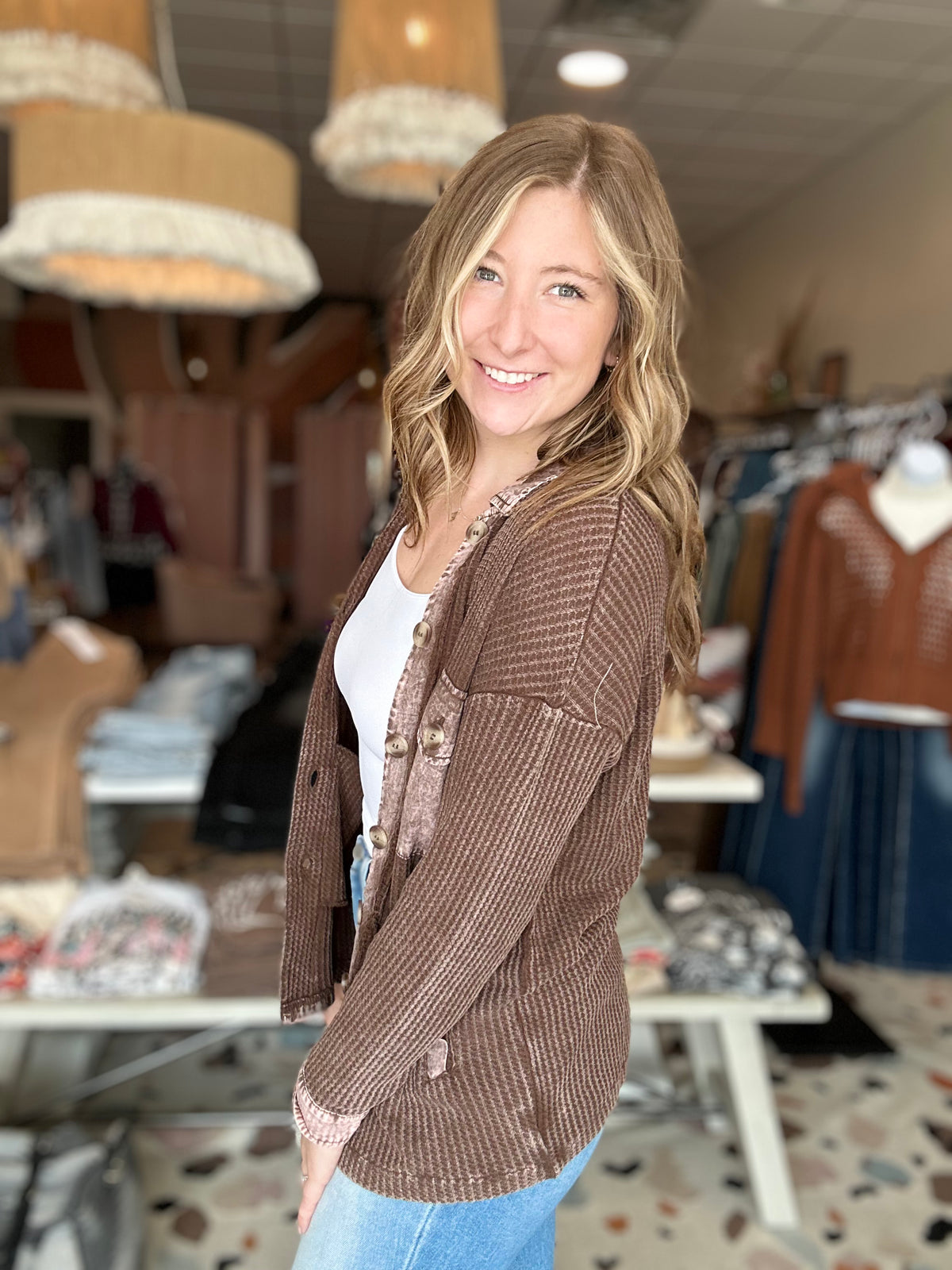 Delaney Shacket-Zenana-R3vel Threads, Women's Fashion Boutique, Located in Hudsonville, Michigan