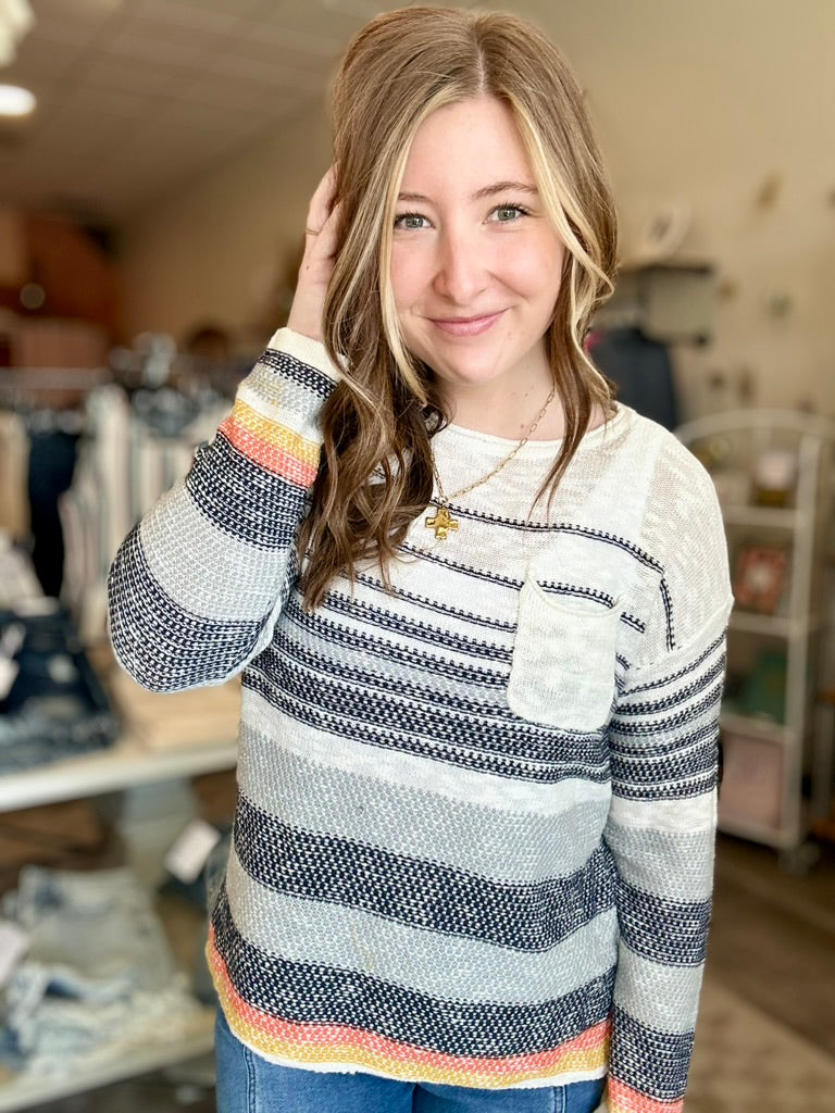 Kayla Pullover-Hem & Thread-R3vel Threads, Women's Fashion Boutique, Located in Hudsonville, Michigan