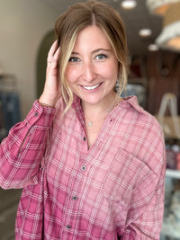 Juniper Button Down-mustard seed-R3vel Threads, Women's Fashion Boutique, Located in Hudsonville, Michigan