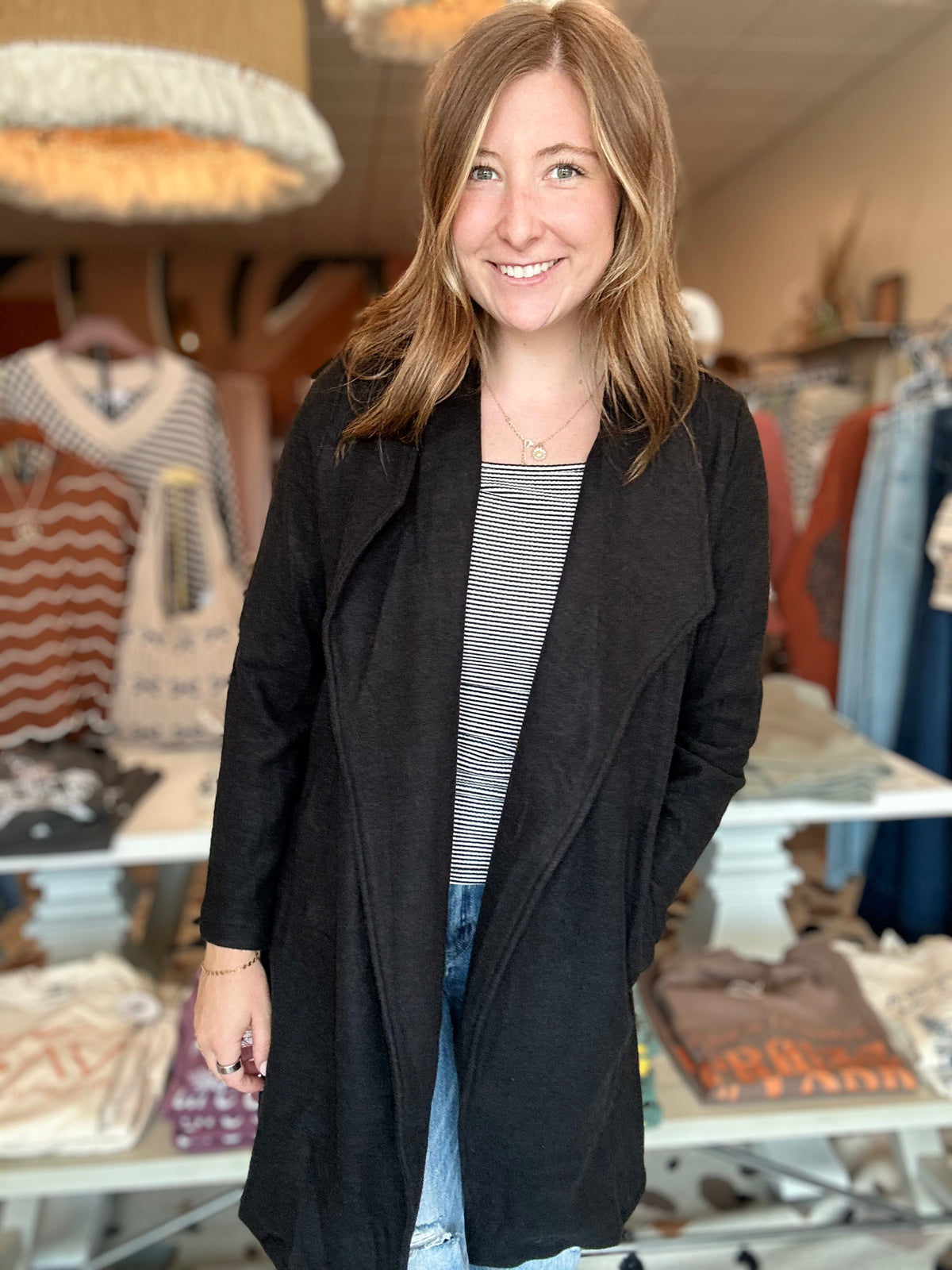Linda Jacket-Bluivy-R3vel Threads, Women's Fashion Boutique, Located in Hudsonville, Michigan