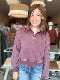 Mila Half Zip-Zenana-R3vel Threads, Women's Fashion Boutique, Located in Hudsonville, Michigan