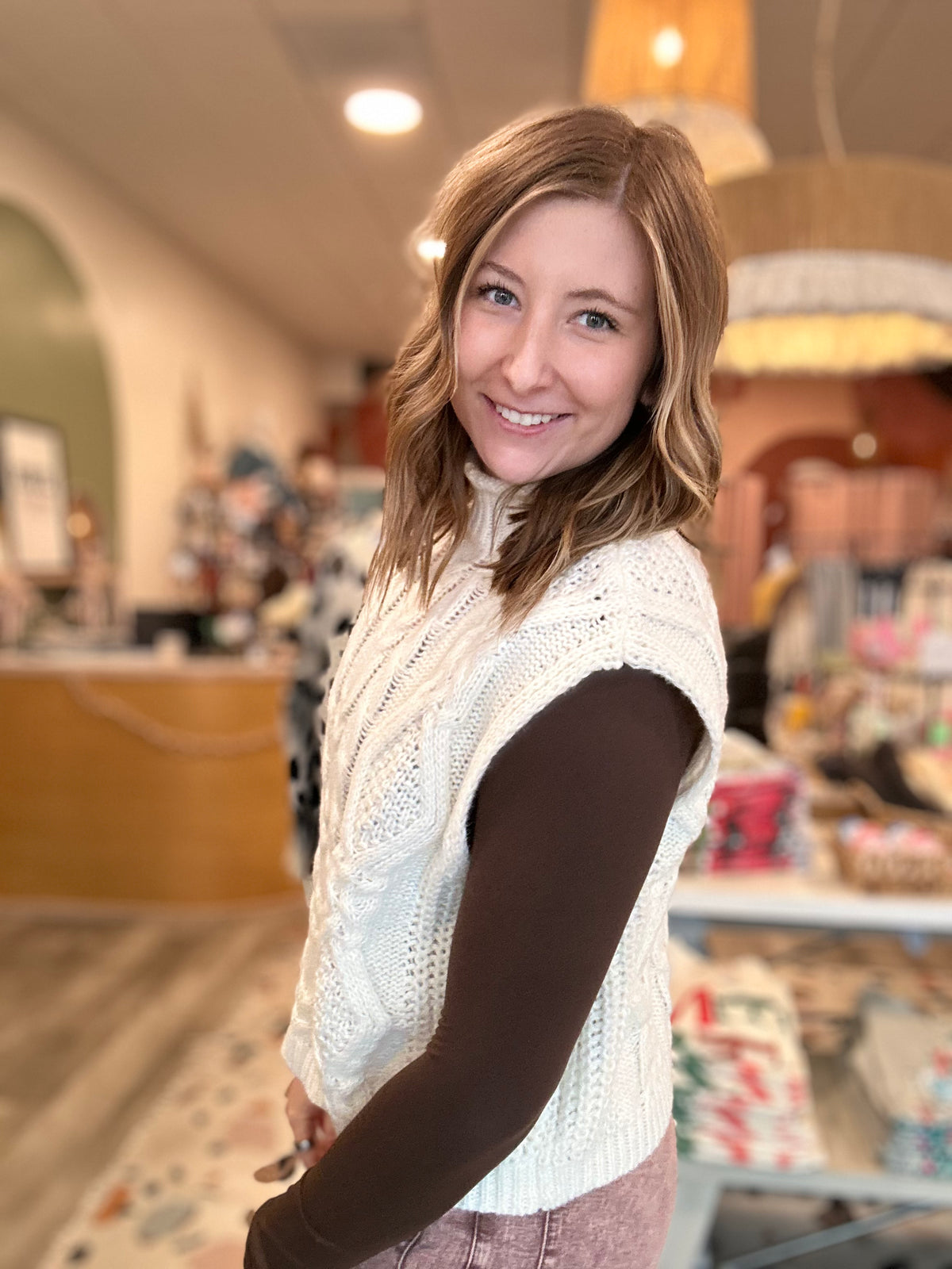 Nora Sweater Vest-&Merci-R3vel Threads, Women's Fashion Boutique, Located in Hudsonville, Michigan