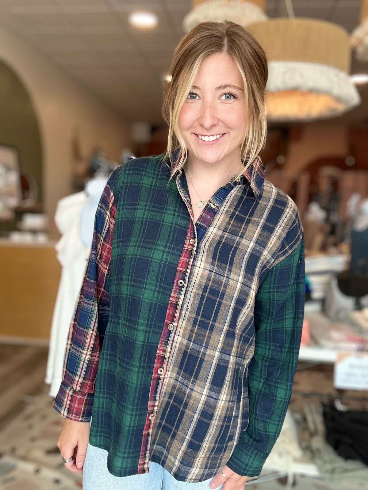 Izzy Flannel-Hem & Thread-R3vel Threads, Women's Fashion Boutique, Located in Hudsonville, Michigan