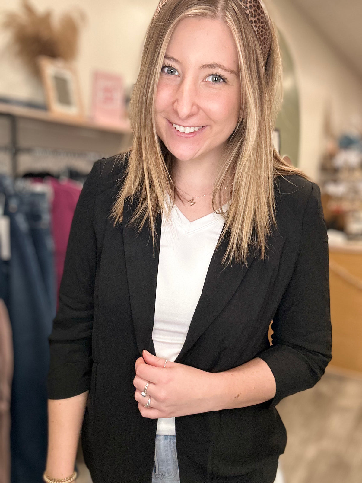 Trista Blazer-GeeGee-R3vel Threads, Women's Fashion Boutique, Located in Hudsonville, Michigan