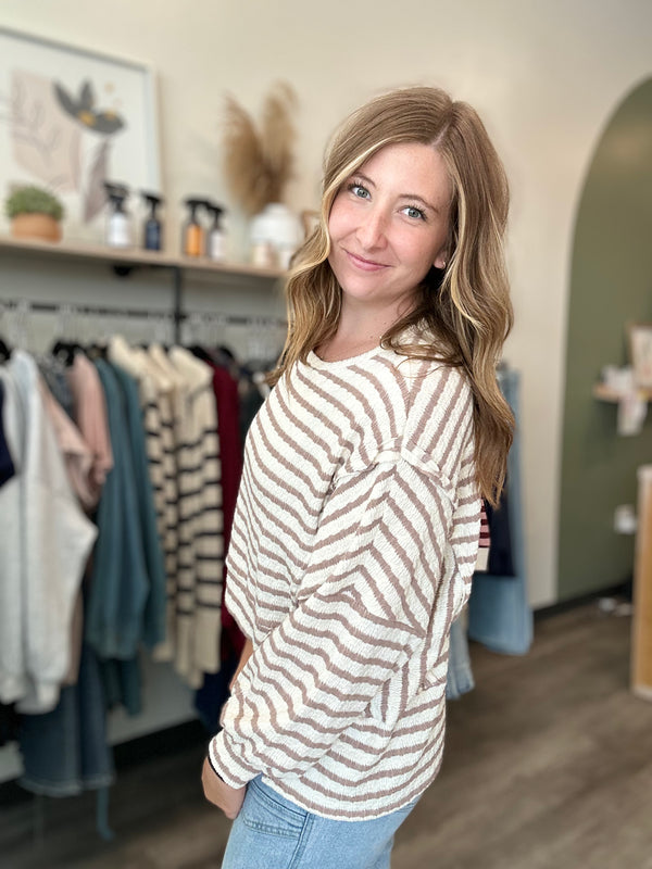 Taylor Pullover-Kori-R3vel Threads, Women's Fashion Boutique, Located in Hudsonville, Michigan