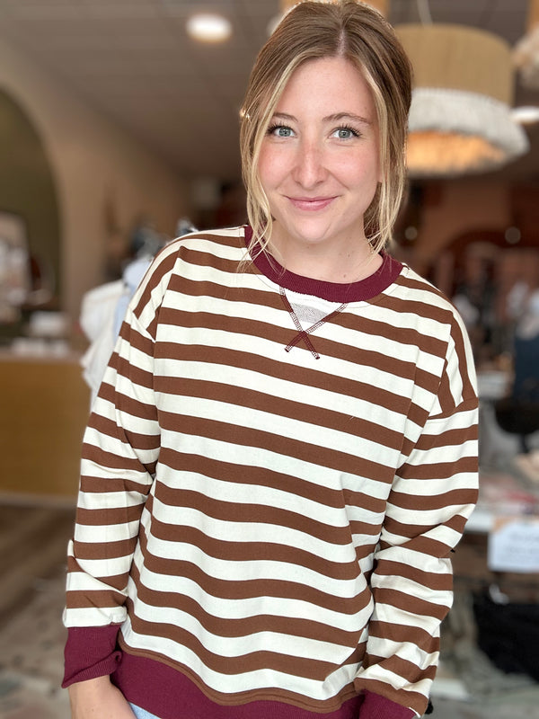 Kenna Pullover-Hem & Thread-R3vel Threads, Women's Fashion Boutique, Located in Hudsonville, Michigan
