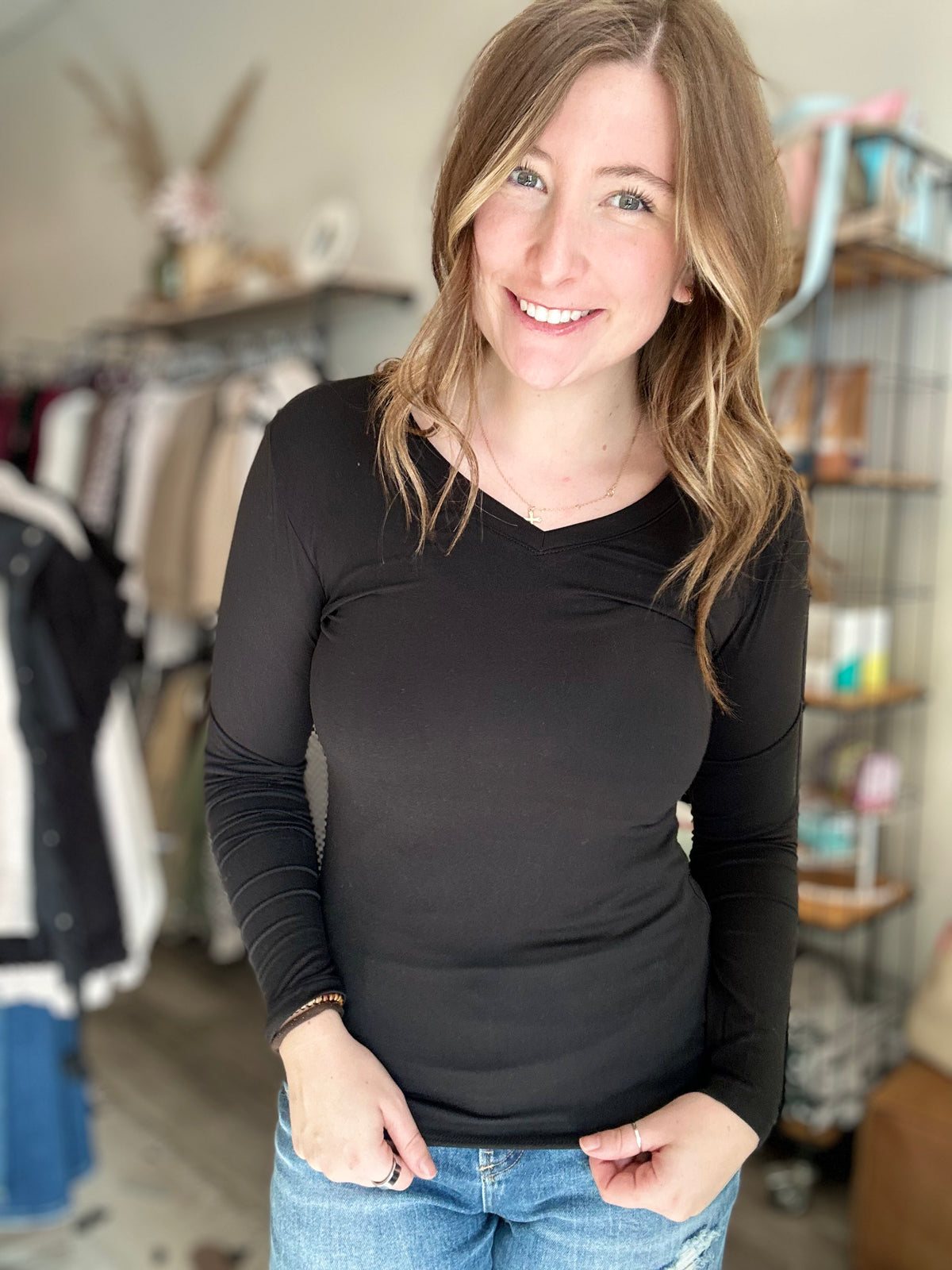 Rosie Long Sleeve-Zenana-R3vel Threads, Women's Fashion Boutique, Located in Hudsonville, Michigan