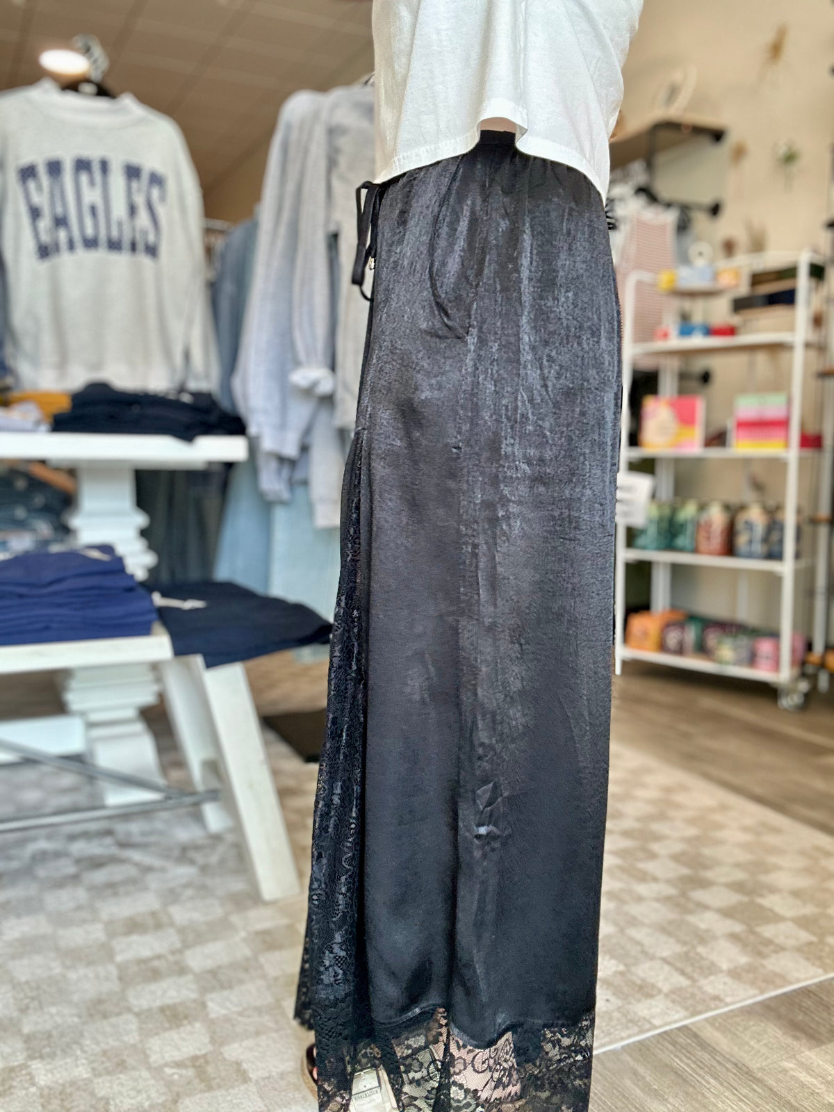 Selah Silk Palazzo Pant-Bluivy-R3vel Threads, Women's Fashion Boutique, Located in Hudsonville, Michigan
